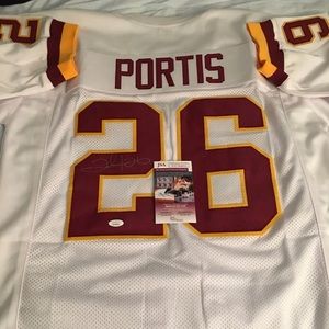WASHINGTON Commanders CLINTON PORTIS AUTOGRAPHED SIGNED XL JERSEY PSA COA